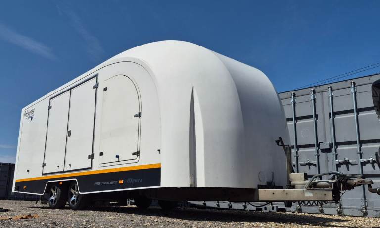 PRG ENCLOSED CAR TRANSPORTER TRAILER COVERED CLASSIC SPORTS MONZA PROSPORTER CT
