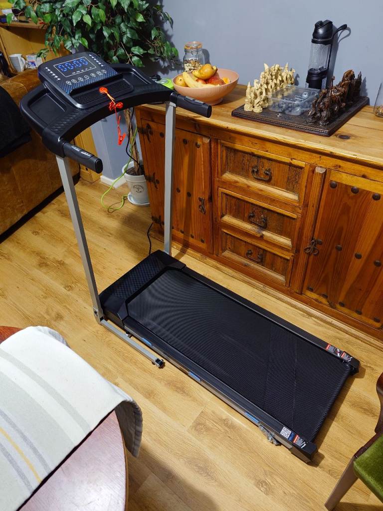 Incline folding treadmill 
