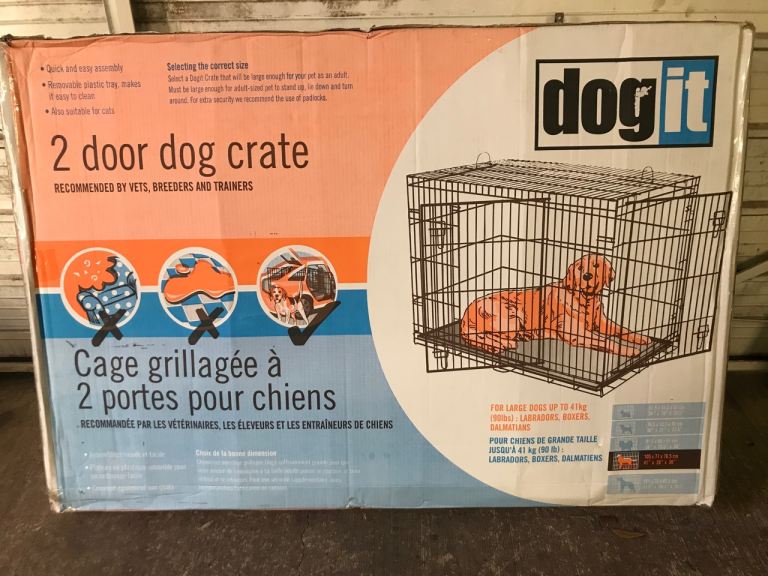 2 Dog crates medium size 
