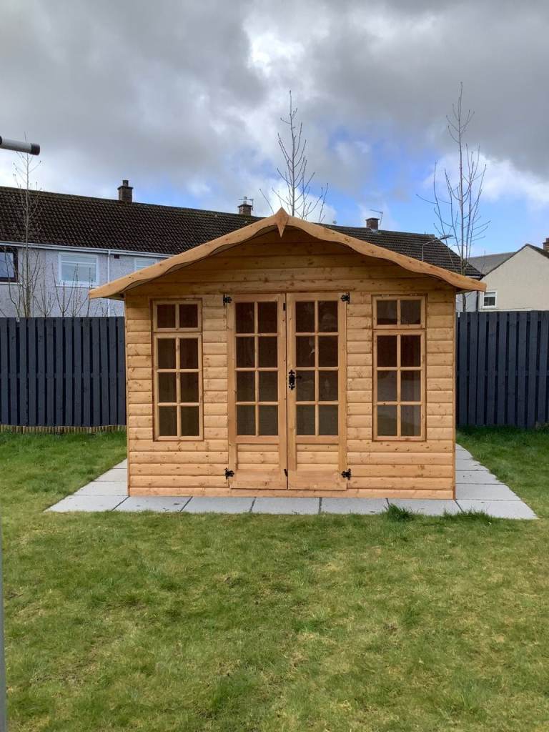 10x10 Summerhouse 20mm Log SUPPLIED & FITTED FOR YOU