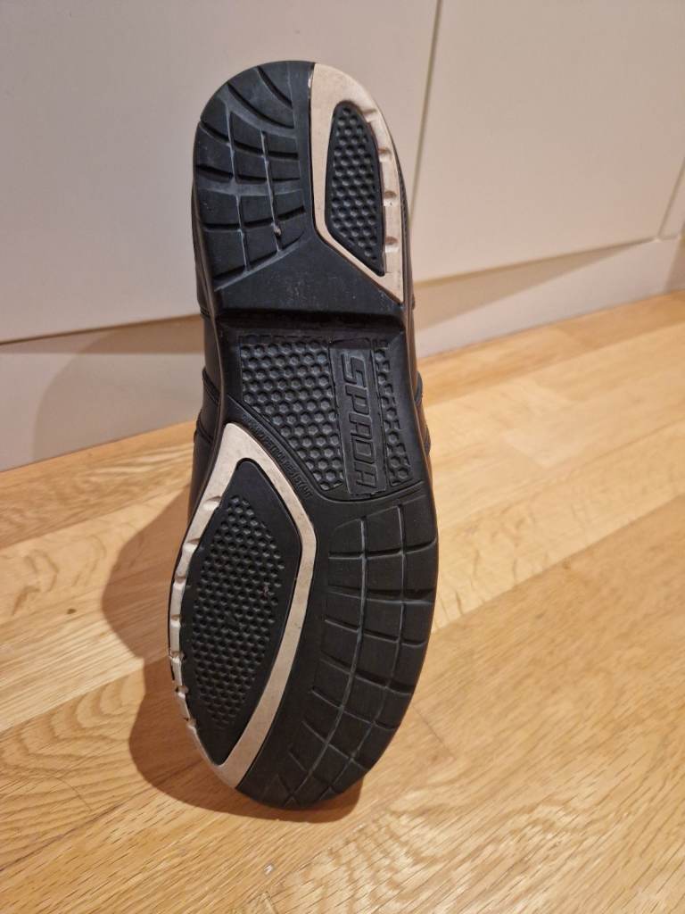 Spada Hurricane Black Motorcycle Boots, size 43