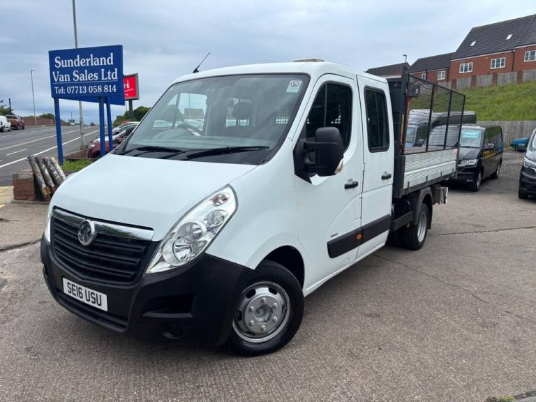 2016 Vauxhall Movano 2.3 CDTI H1 Crew Cab Tipper 125ps CHASSIS CAB DIESEL Manual