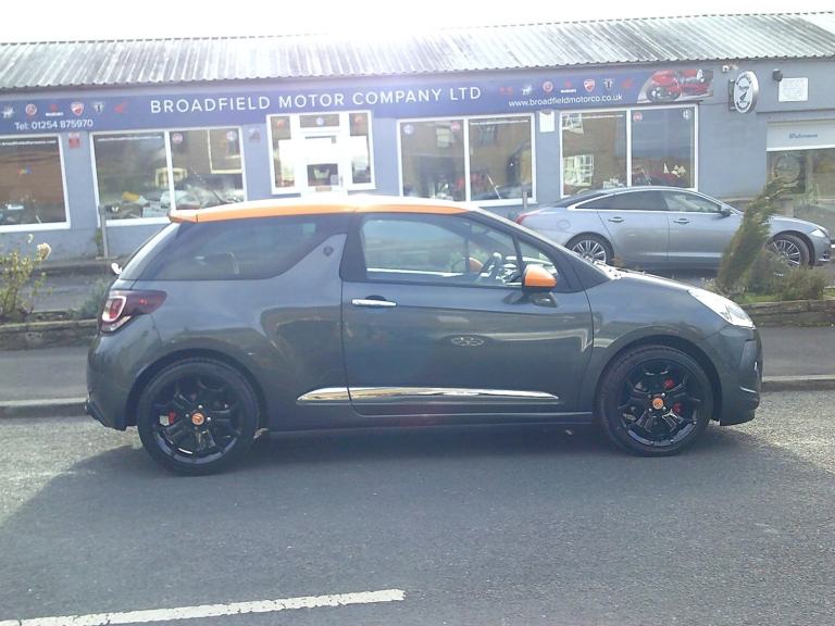 2014 64-reg Citroen DS3 1.6 DSTYLE BY BENEFIT LTD EDITION Grey and orange