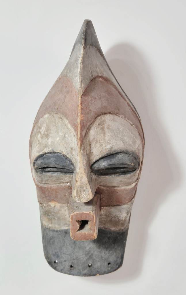 Antique African Tribal Mask Songye Kifwebe from Congo