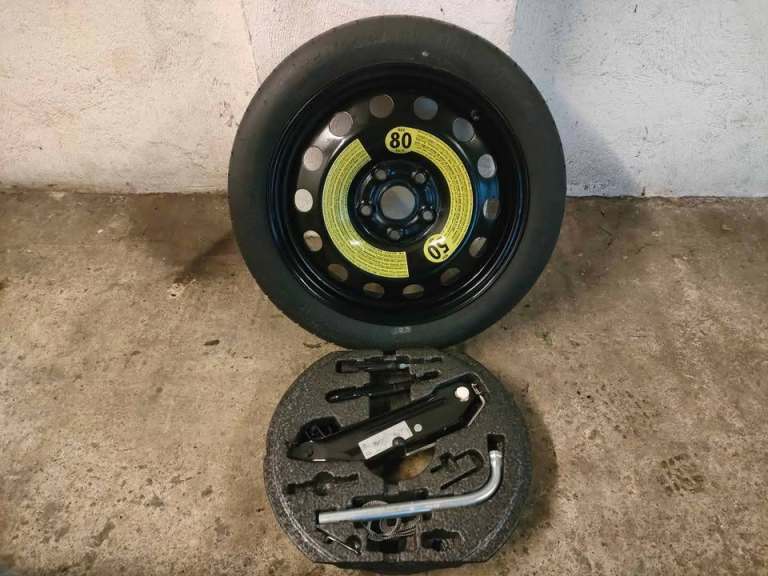New Spare Wheel & Tool Kit 5-112 (Audi Volkswagen Seat Skoda)