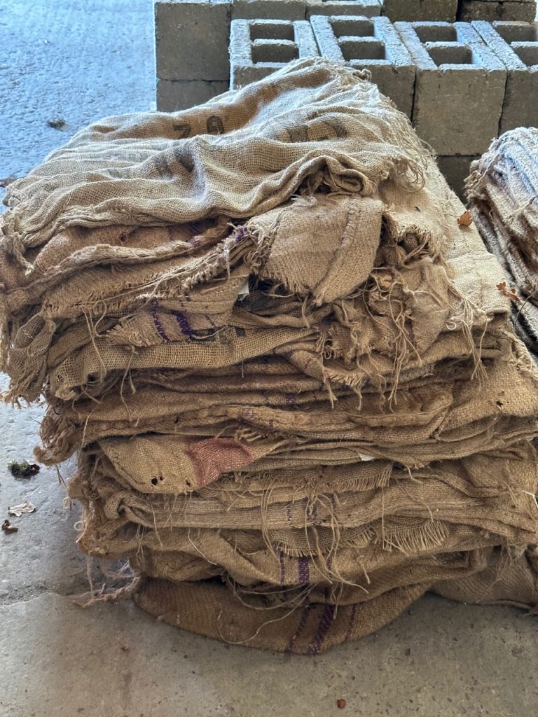 Hessian Sacks used various