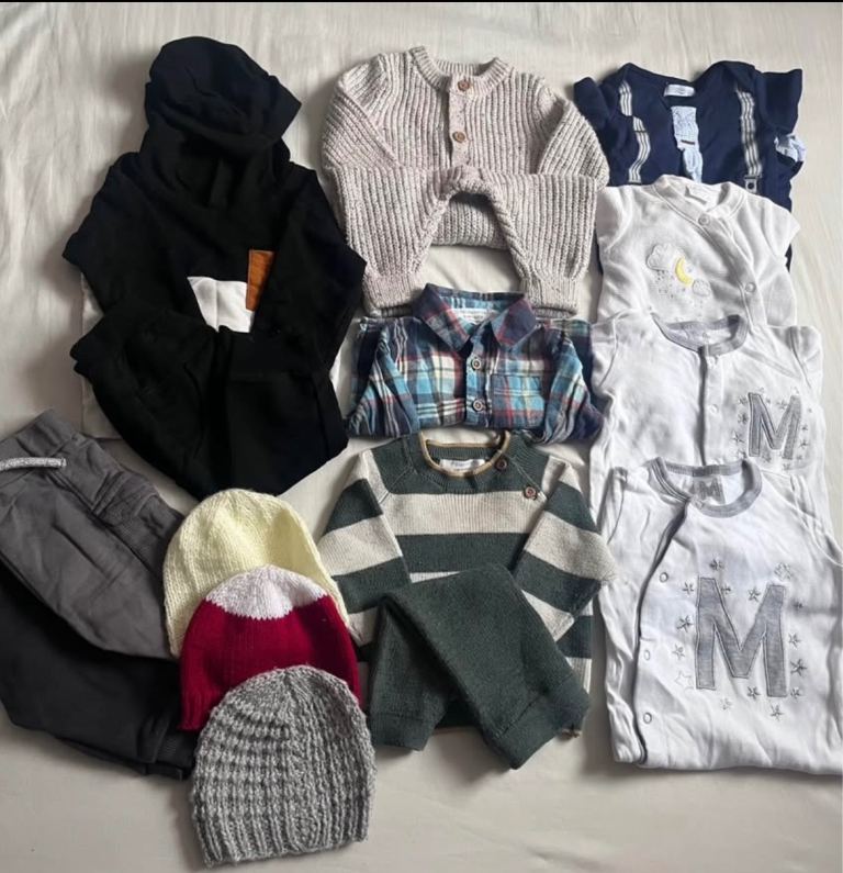 Baby Boys Clothing Bundle - Various Items, Good Condition