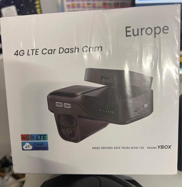 4G LTE Dash Cam with Live View Front & Interior GPS Tracking IR Night Vision 24H Parking Mode