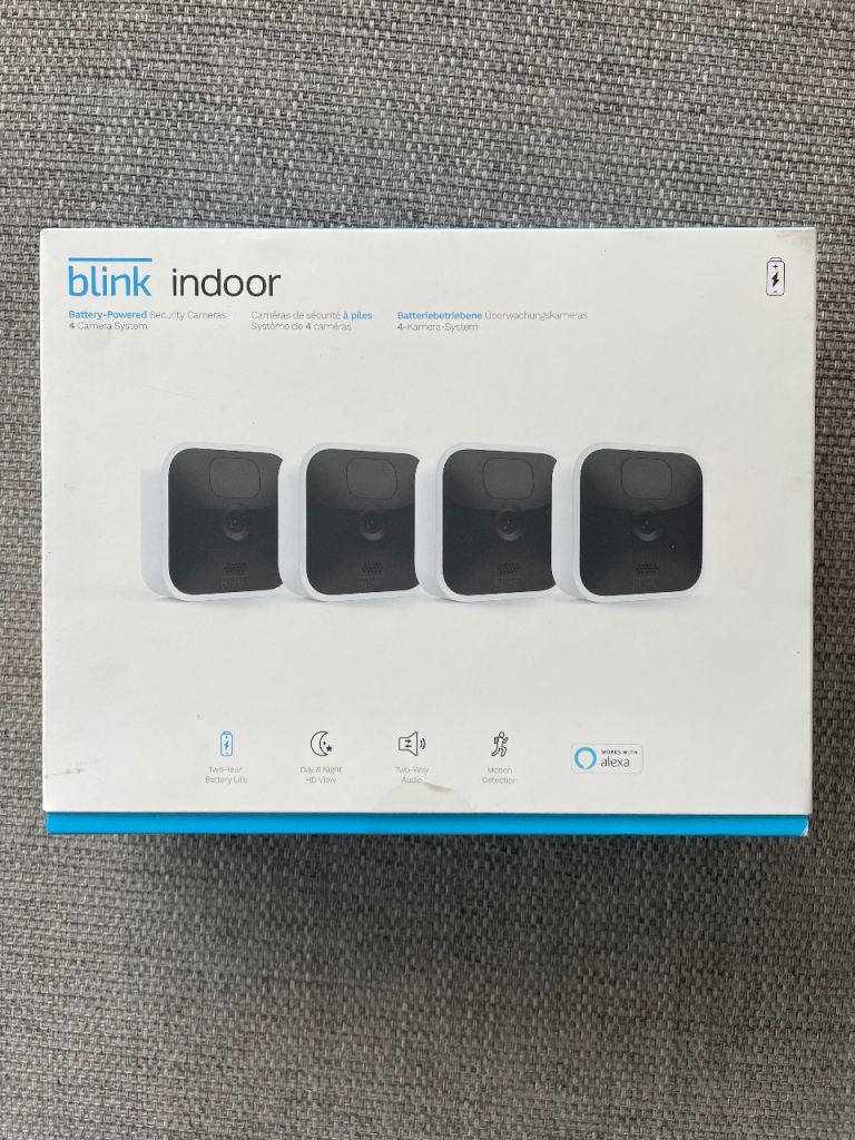 Blink Indoor Security Camera System – like new