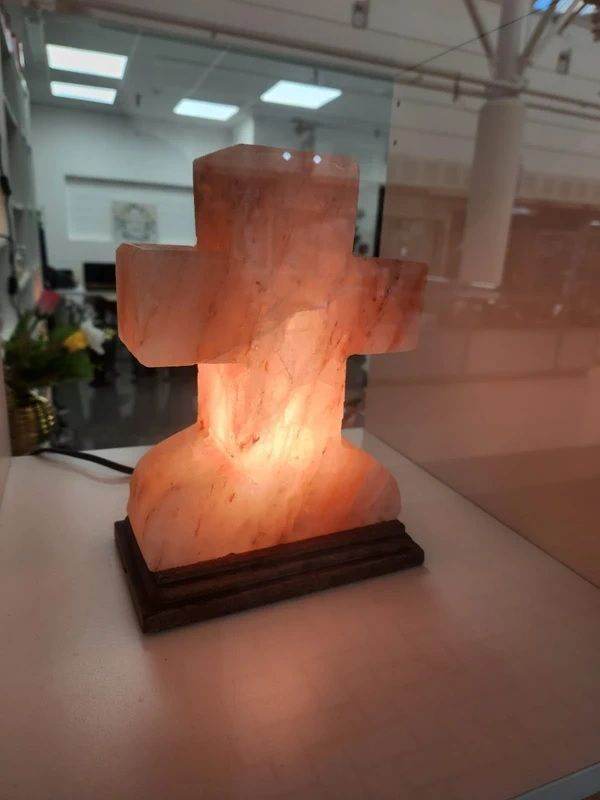 Himalayan Salt Cross Lamp