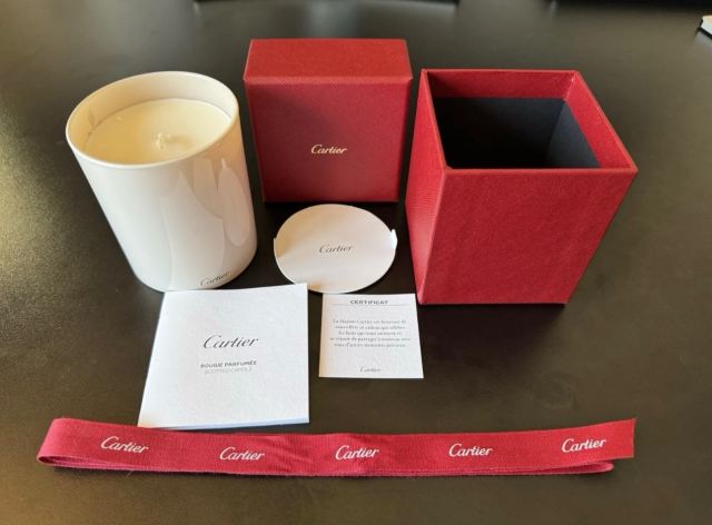 Cartier Panthere Bougie Parfumée NEW Scented Candle with Iconic