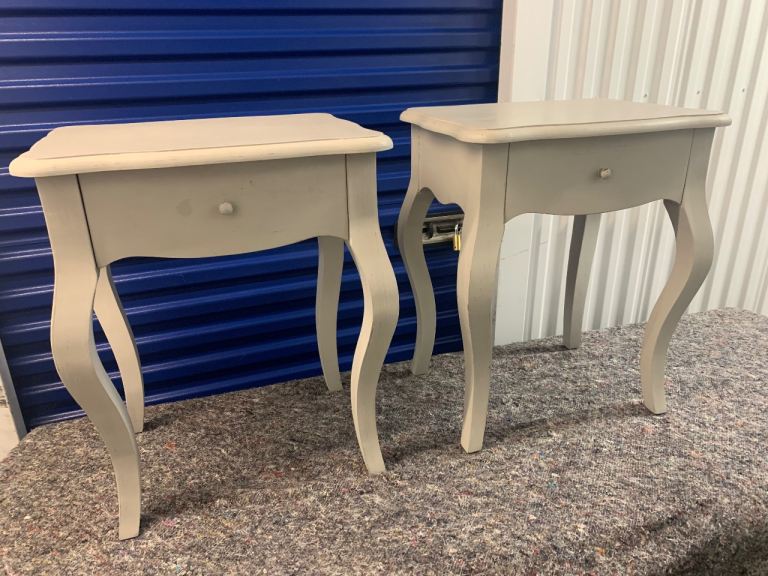 Loaf Mimi Shabby Chic Bedside Cabinets / Lamp Tables For Lounge Bedroom