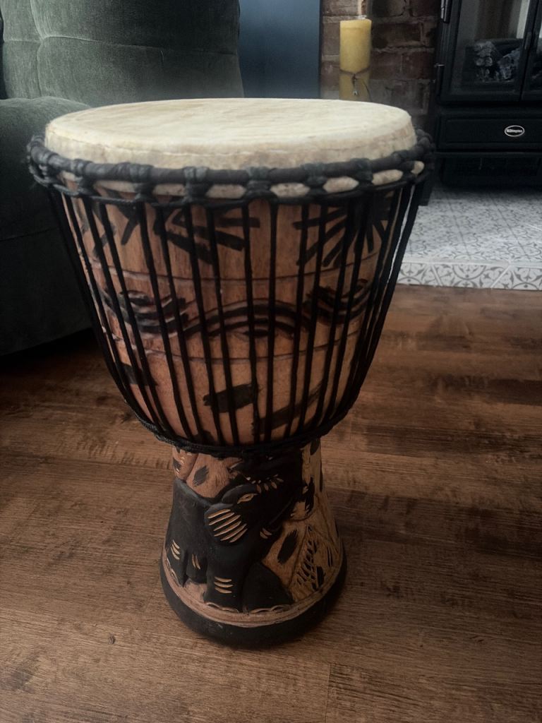 50 cm Professional Djembe Wooden Drum Bongo Drum Goatskin