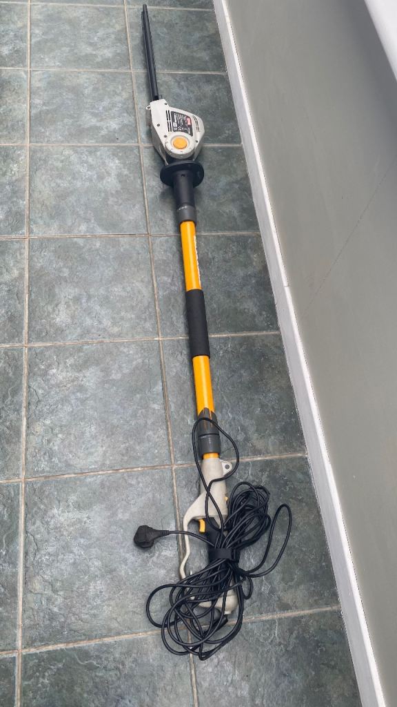 Ryobi 400W electric articulating pole hedge trimmer