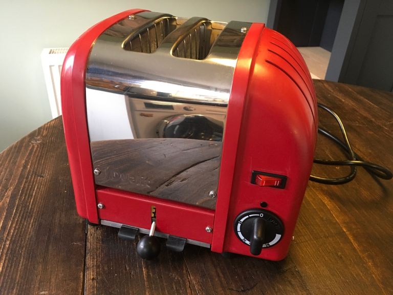 Dualit red 2 slice toaster