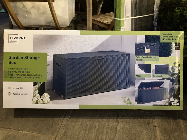 Garden Storage Box - New unopened