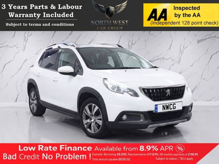 2017 Peugeot 2008 1.6 BlueHDi Allure SUV 5dr Diesel Manual Euro 6 (s/s) (120 ps) NATIONWIDE P HAT...