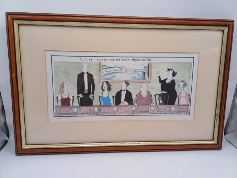 Annie Tempest Tottering-by-Gently Limited Edition Print 418/1000 Framed 1998