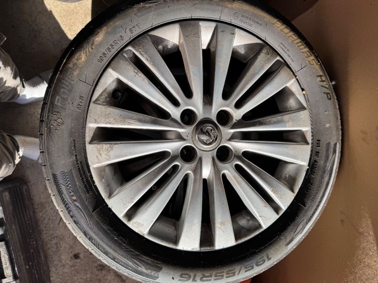 4 Vauxhall corsa alloy wheels and tyres