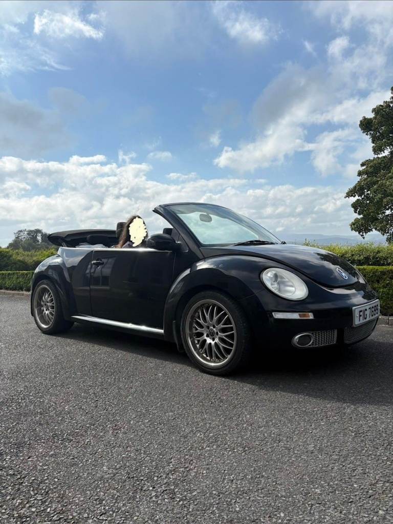 Black Convertible VW Beetle (2008 Diesel) – “Figgy” 🌞