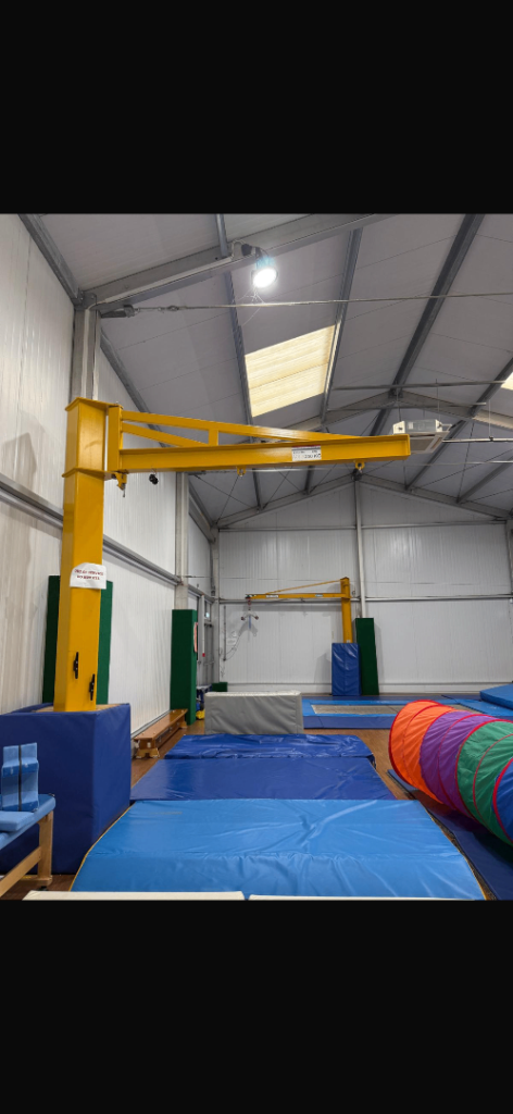 Free standing over braced Jib Crane 250 kg SWL