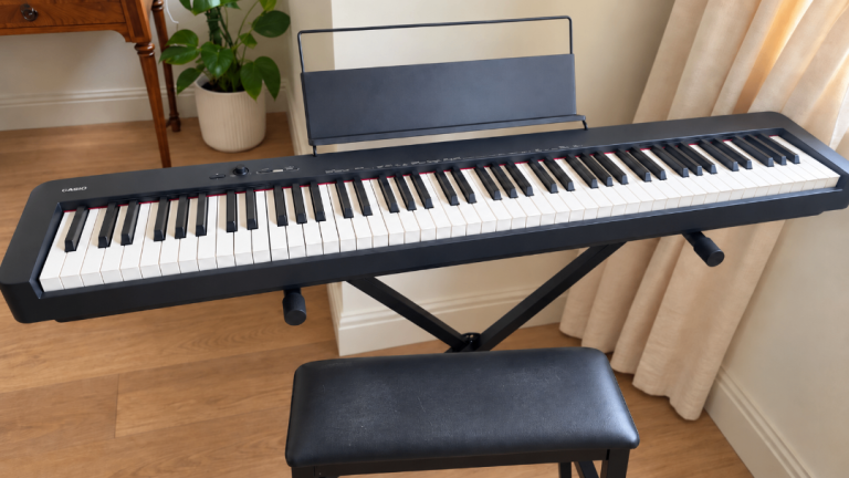 Casio 88-Key Weighted Digital Piano + Stand, Stool, Pedal & Headphones