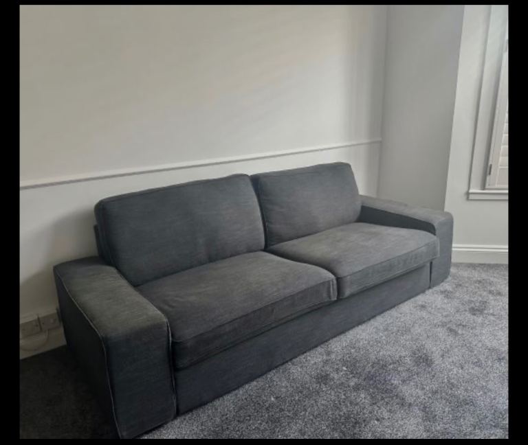 Ikea 3-Seater Sofa in Grey