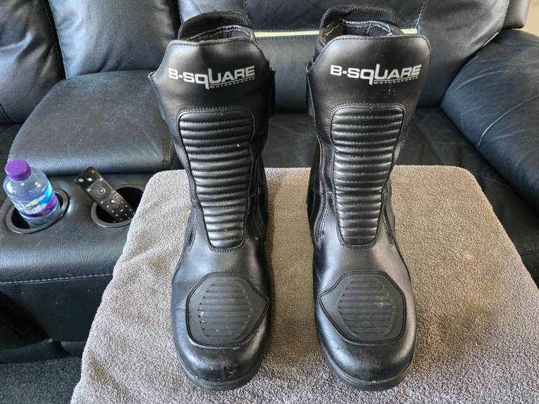 B-Square Motorcycle Boots, size 8 /  42