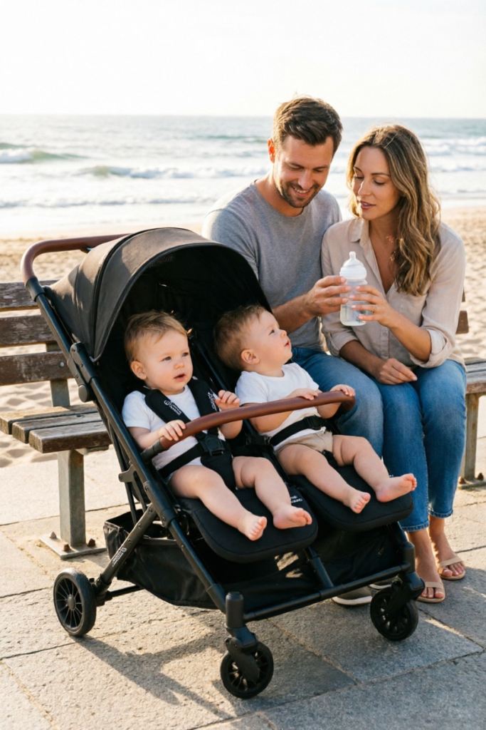 Brand new twin prams 