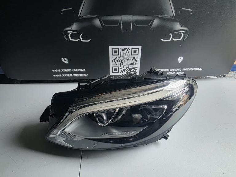 MERCEDES GLE W166 COMPLETE PASSENGER LED INTELLIGENT HEADLIGHT 2015-2018