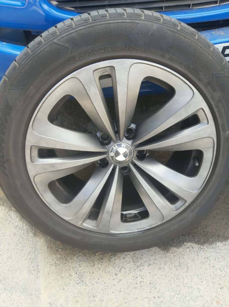 Bmw 530gt 18" rims with tyres