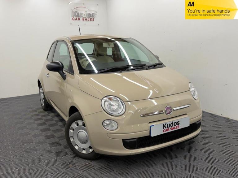 2014 Fiat 500 1.2 Pop 3dr **RARE CAPPCCINO BEIGE** BLUETOOTH - FSH HATCHBACK Petrol Manual