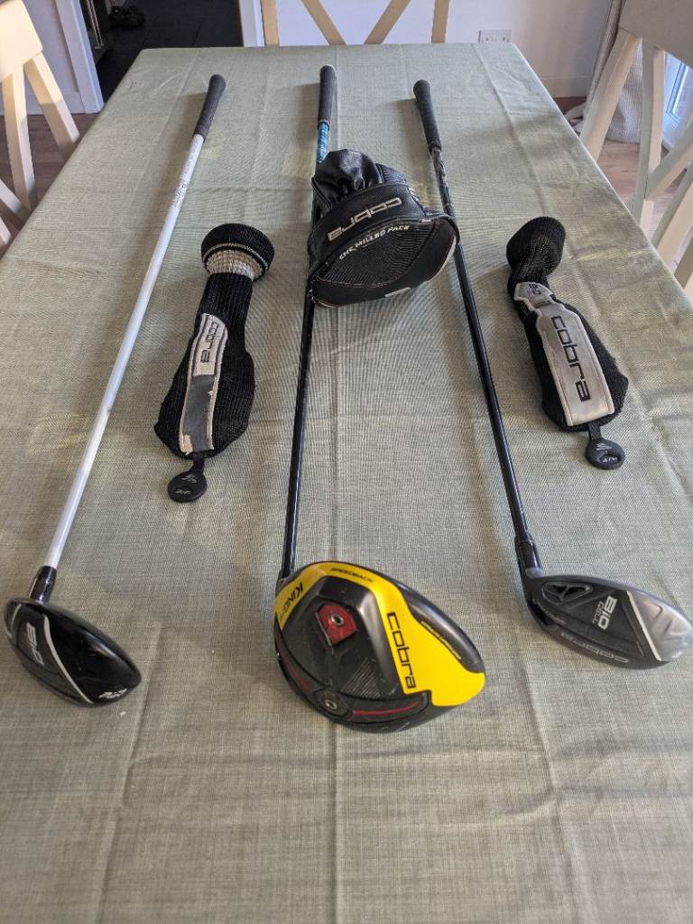 Cobra driver, fairway wood and hybrid