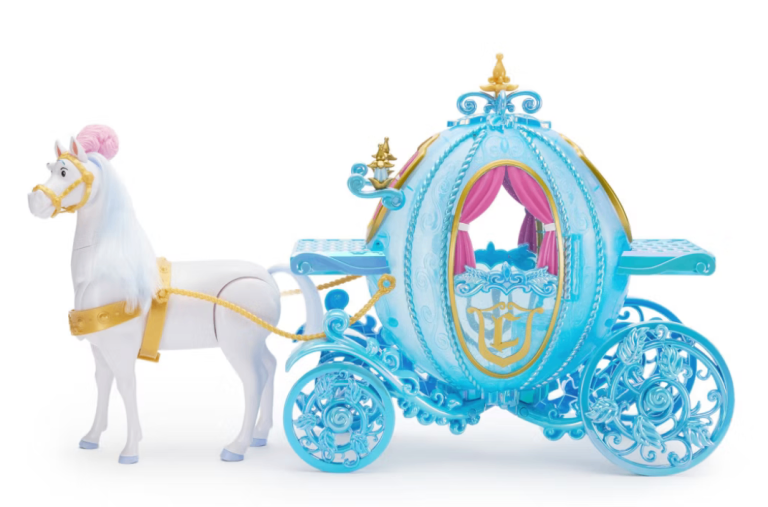 Cinderella Horse and Light-Up Carriage Deluxe Gift Set - 30cm