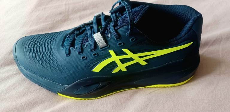 New Mens Asics Gel-Resolution X Clay court tennis shoe UK size 7.5 