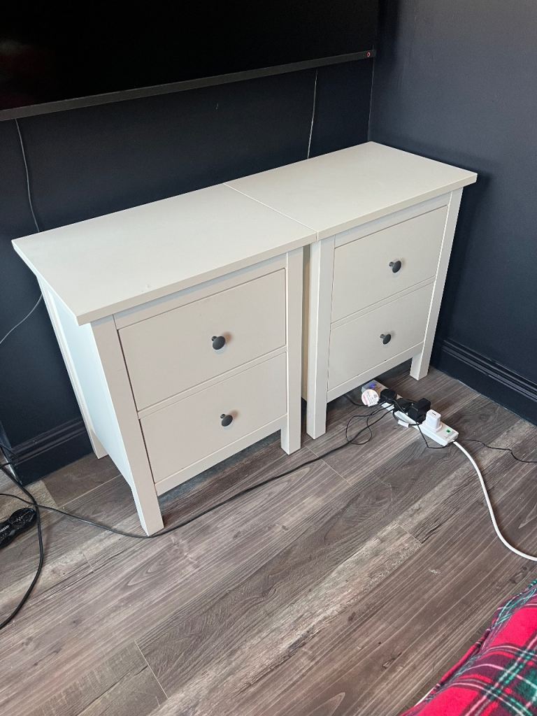Ikea Hermes bedside drawers