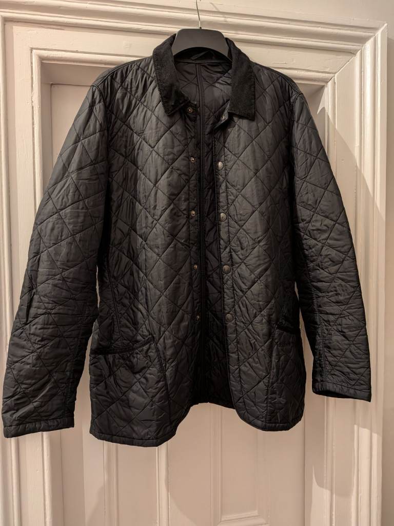 Barbour quilted jacket - Black, Large