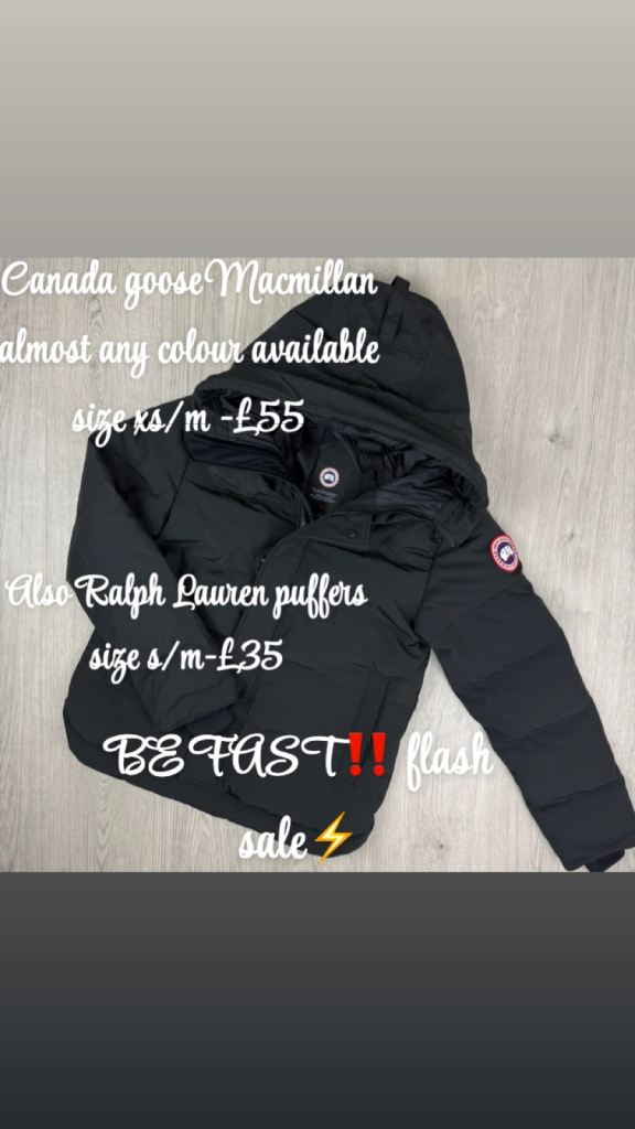 Canada goose parkas Men size Xs/S/Ralph Lauren puffers Size s/m 🔥🔥