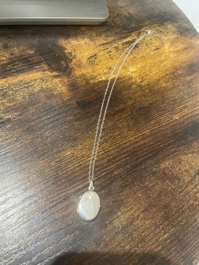 Silver Locket necklace 