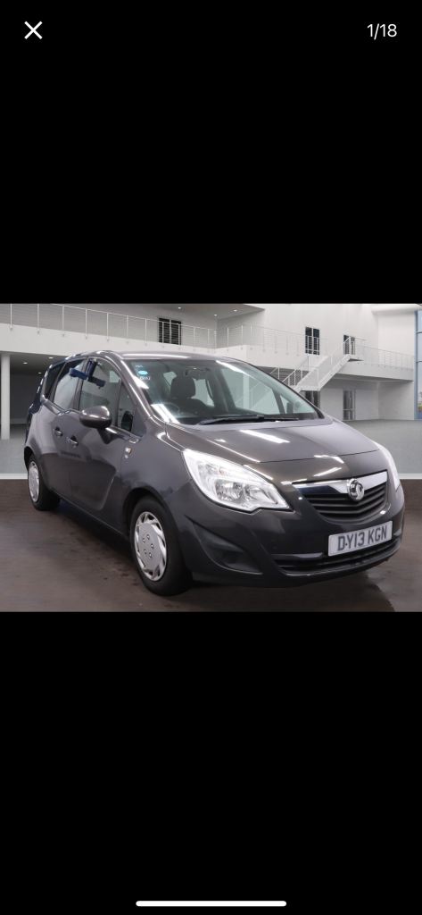 2013 Vauxhall Meriva 1.4i 16V S 5dr [AC] MPV Petrol Manual