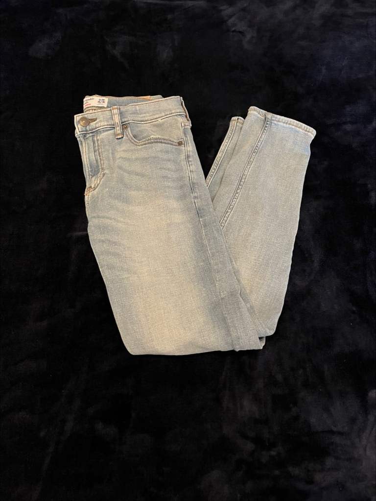 Abercrombie Kids Super Skinny Jeans 15/16 – Light Blue