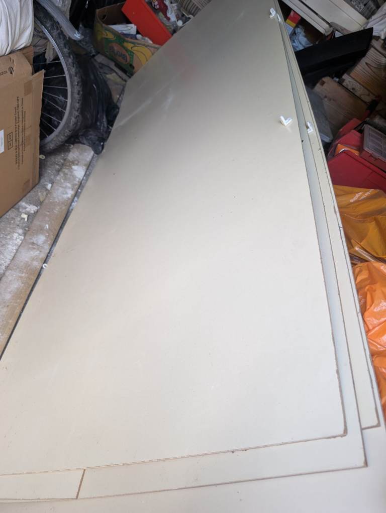 6 Free sheets of hardboard 