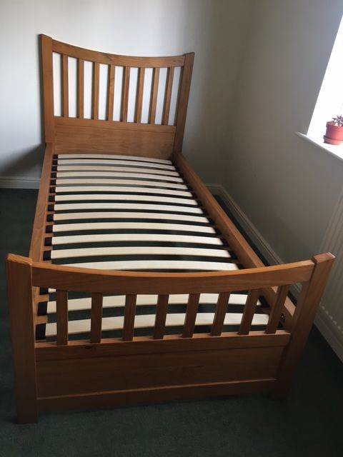 Single Wooden Bed Frames x2