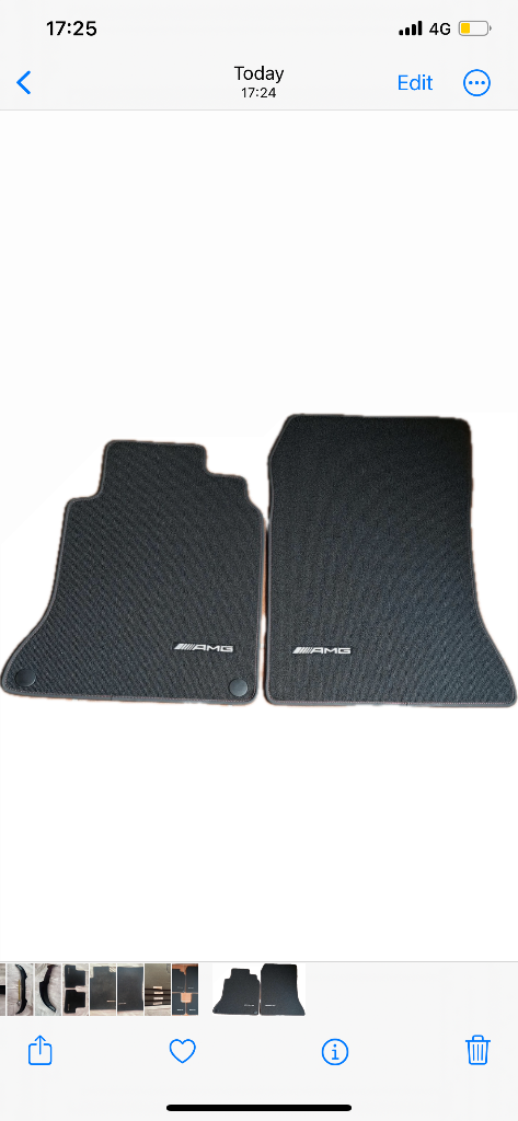 Mercedes GLA Amg floor mats 