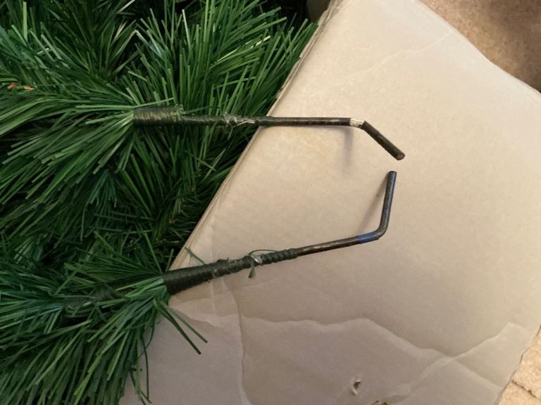 210cm Homebase Christmas tree.