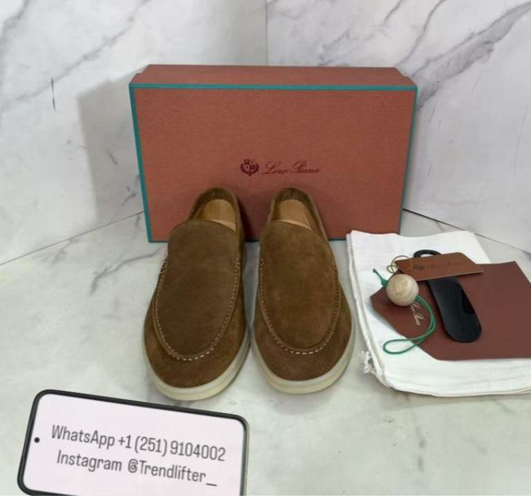 Loro Piana Suede Summer walk Loafers 