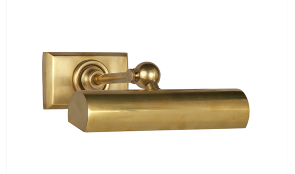 Visual Comfort Cabinet Maker's 8" Picture Light Brass