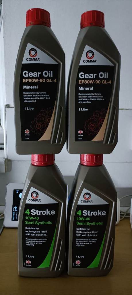 Brand New Unopened Motorbike Motorcycle 4 Stroke Oil And Gear Oil