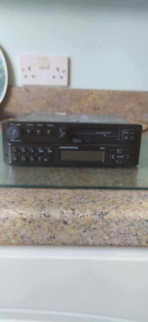 GRUNDIG WKC3481 AM/FM RADIO CASSETTE PLAYER.  COLLECTION ONLY.