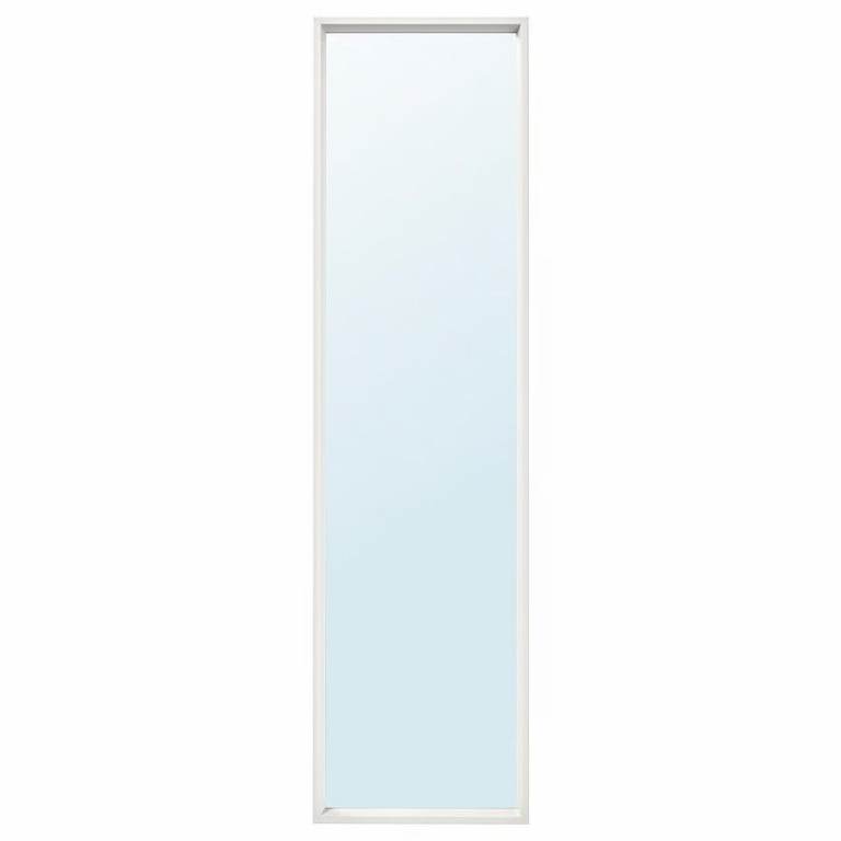 IKEA NISSEDAL Mirror, white, 40x150 cm     £12 each.